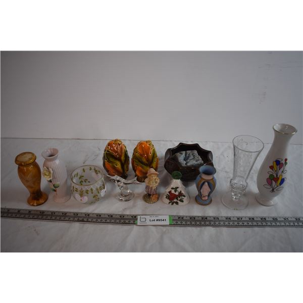 S+P Shakers, Small Vases, and Figurines