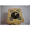 Image 4 : Chalkware Wall Hanging Dish, Ceramic Soap Dish, and Made in Germany Clock Toy