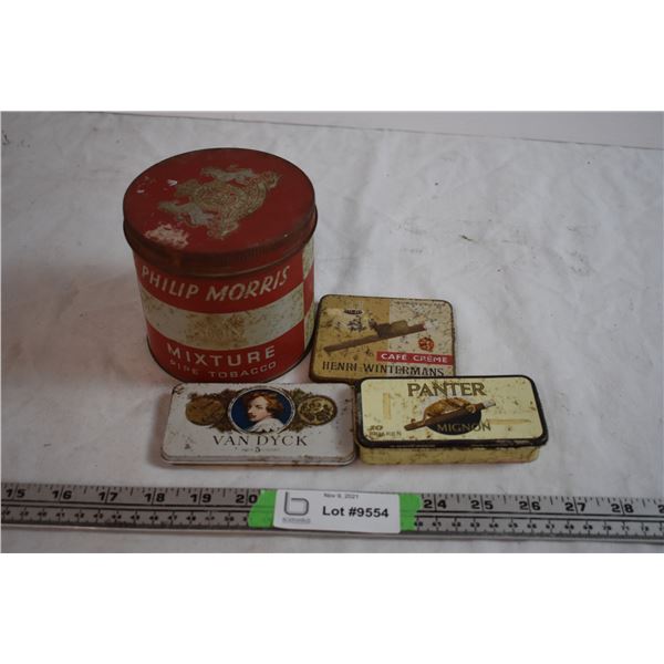 Cigar Tins and Tobacco Tin