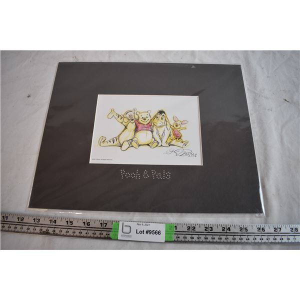 Sealed Winnie the Pooh Swarovski Lithograph