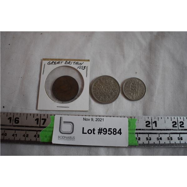 (3) Great Britain Coins
