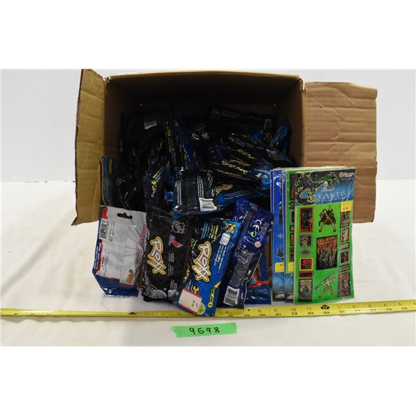 Stickers & Unopened Box of Roxx Collectibles