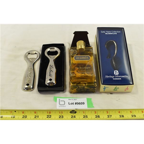 2 Beer Bottle Openers, Cologne, Silver Spoon