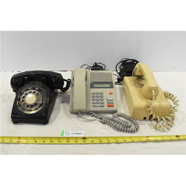 Misc. Box of Vintage Phones