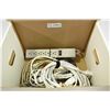 Image 1 : Box of Extension Cords & Surge Protectors