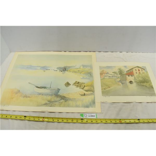 David Domeril Prints – 1 Large, 1 Small