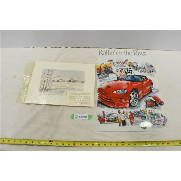 Rollin on the River Poster & Beth Gaffney Art