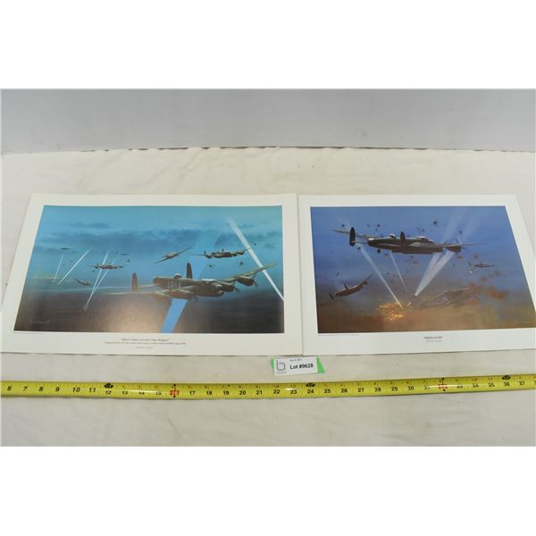 Bombing Night Scene Prints