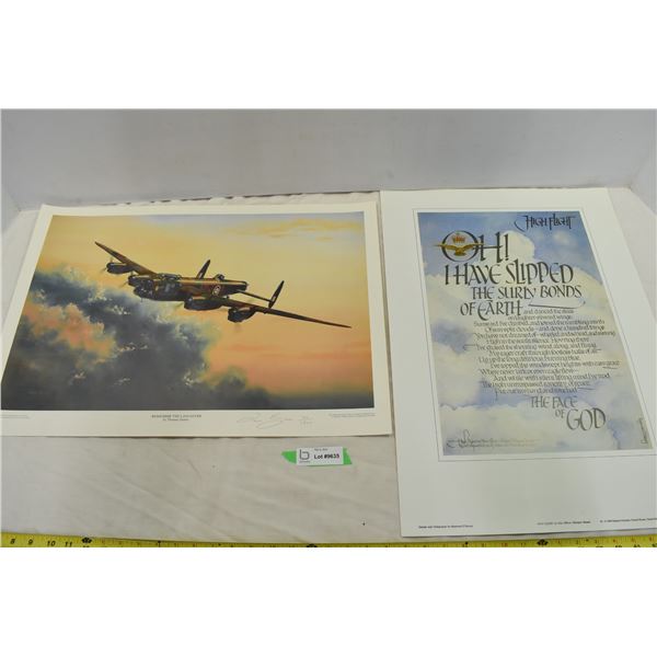 Signed Thomas Gower Remember the Lancaster 77/1500