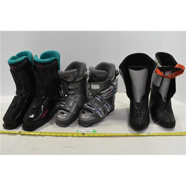 2 Pairs of Ski Boots & 1 Ski Boot Liner