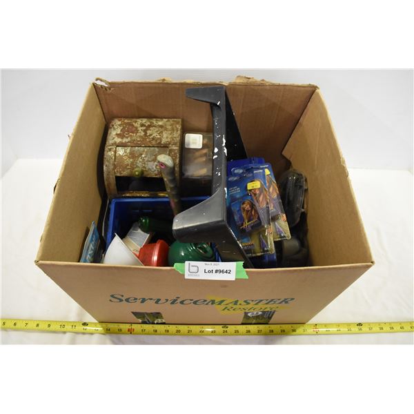 Assorted Box of Tools & Hannah Montana Lights