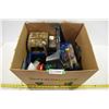 Image 1 : Assorted Box of Tools & Hannah Montana Lights