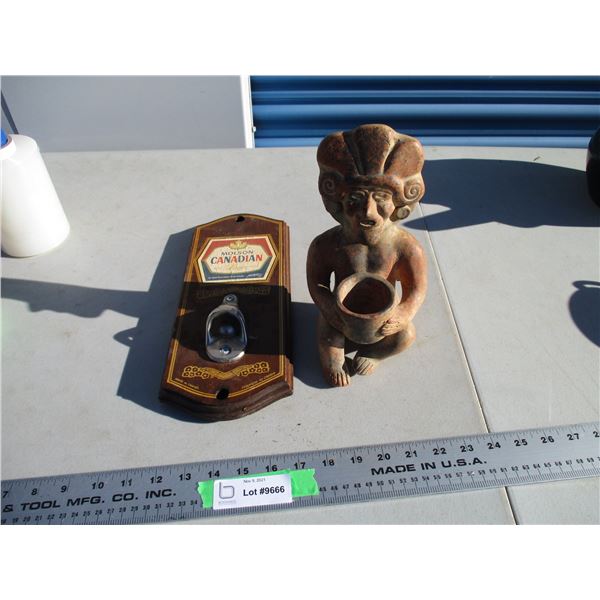 molson canadian bottle cap opener + ornament