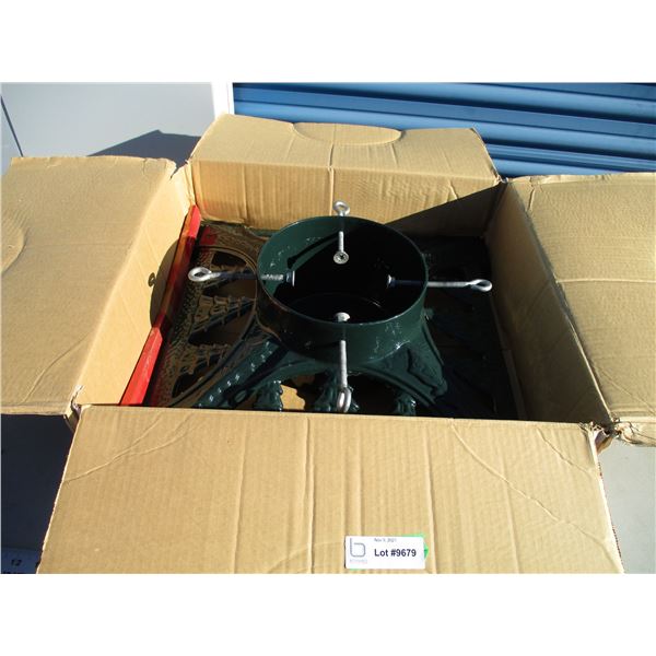 19" square christmas tree stand