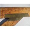 Image 4 : square for cutting angles - brass inlay (lufkin)