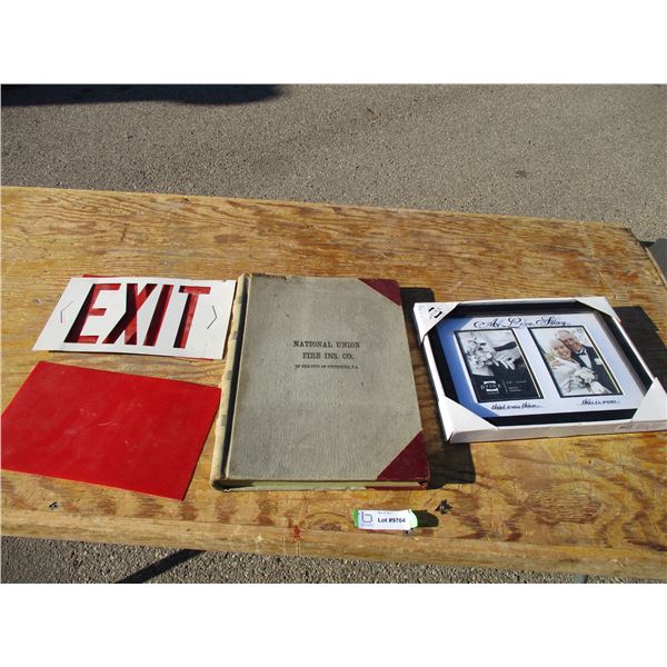 national union fire book + picture + misc