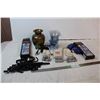 Image 1 : misc. Items; cubed rocks, walkie talkies (untested) closet savers