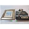 Image 1 : Los Angeles Kings clock, framed coastal art