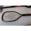 Image 4 : *Misc. Items; Squash racket, Shovel with extending handle, weed pro