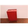 Image 1 : *Metal storage on wheels 18”x11”x25”