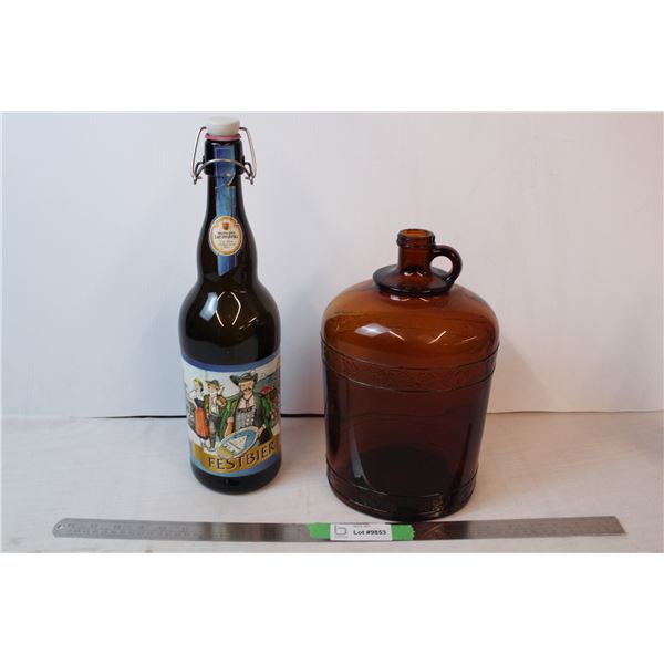 Vintage alcohol bottles