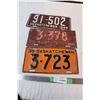 Image 1 : Vintage Saskatchewan licence plates