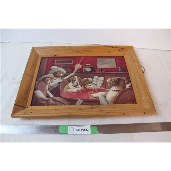 Framed art print (Sitting Up with a sick friend}