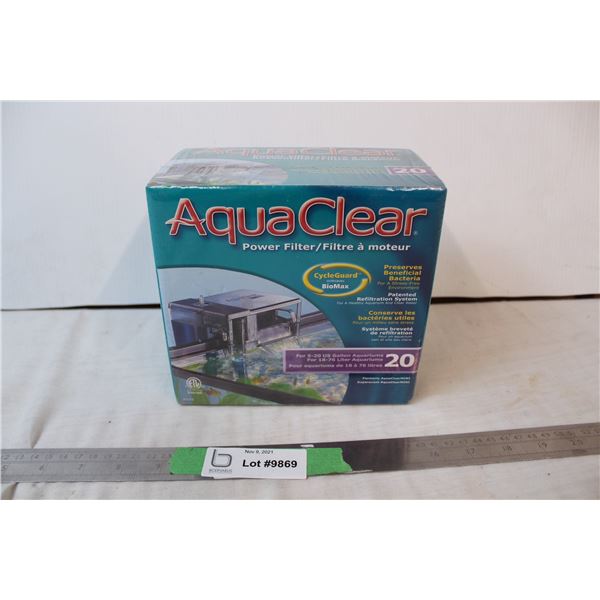 Aquaclear power filter for 5-20 gallon aquariums (sealed in box)