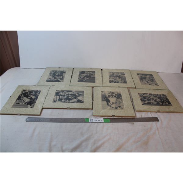 Vintage CFL photos in frames