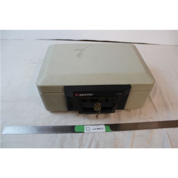 Sentry 1100 lockbox with key