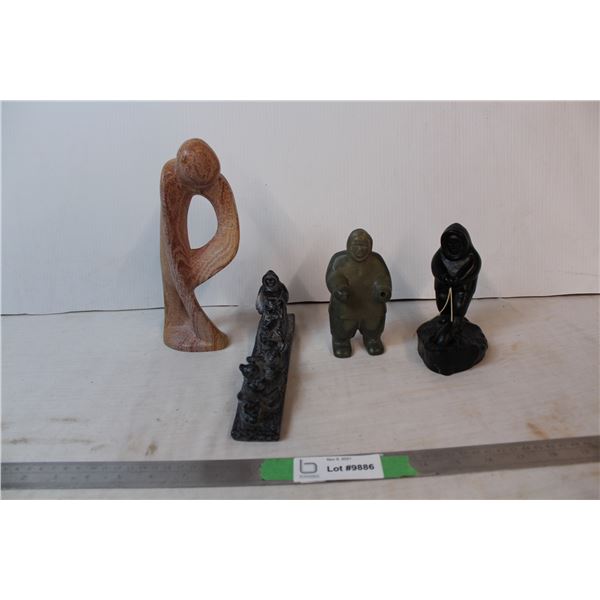 Inuit stone carvings