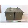 Image 1 : Military ammo containers