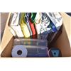 Image 2 : Large box of fabric + storage containers