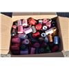 Image 1 : Bigger box of serger thread - smaller rolls