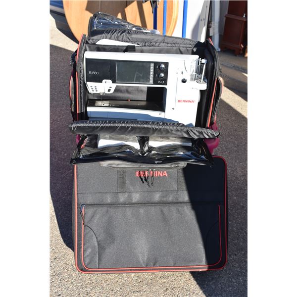 Bernina B8-80 Sewing Machine (2 matching bags) with accessories