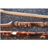 Image 3 : 4 wooden walking sticks