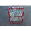 Image 1 : Red Rolling Portable Mattress frame+cot
