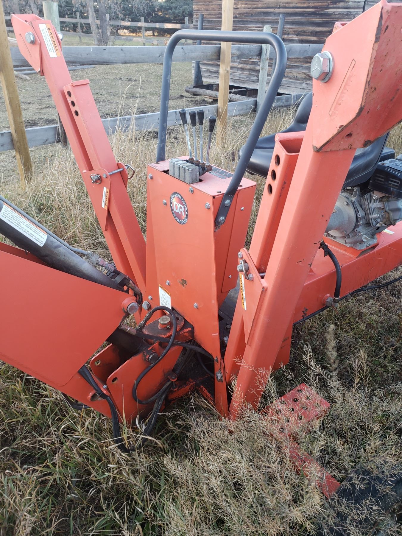 REMOTE PICKUP (BIG RIVER) Towable Backhoe DR Professional Power