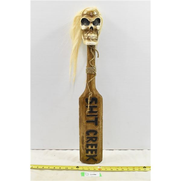 Shit Creek Paddle w/ Skeleton Head