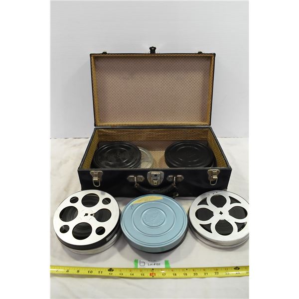 Metal Carrying Case w/ Film Reels Inside