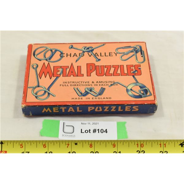 Vintage Metal Puzzles – Made in Enlgand