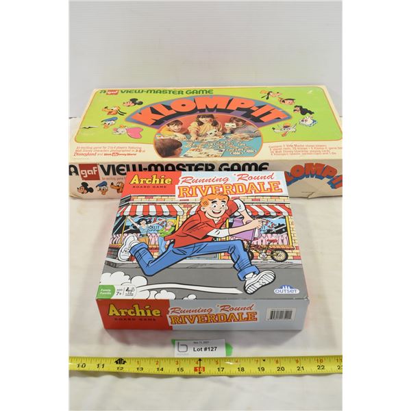 Vintage View-Master Game, Riverdale Game
