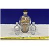 Image 1 : 1 Large Glass Skull Bottle & 2 Small Skull Bottles