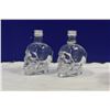 Image 3 : 1 Large Glass Skull Bottle & 2 Small Skull Bottles