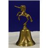 Image 3 : Brass Horse Bell & Mini Glass Globe
