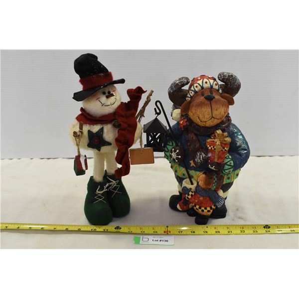 Christmas Bear & Snowman