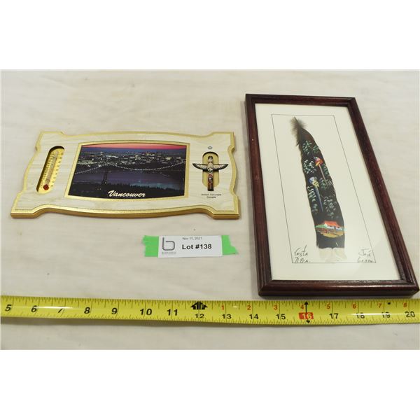 Vancouver Sign & Costa Rican Painted Feather