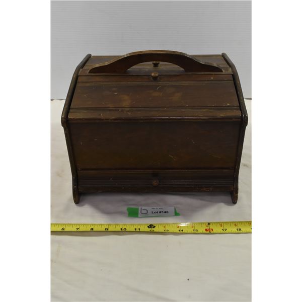 Wooden Box w/ Shelves