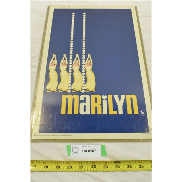 Marilyn Vintage Poster – 17.5”x11.5”