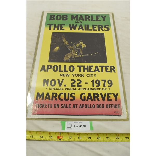 Bob Marley Vintage Poster – 17.5”x11.5”